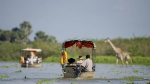 Boat Safari Selous Nyerere