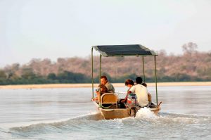 Boat safari Southern Tanzania