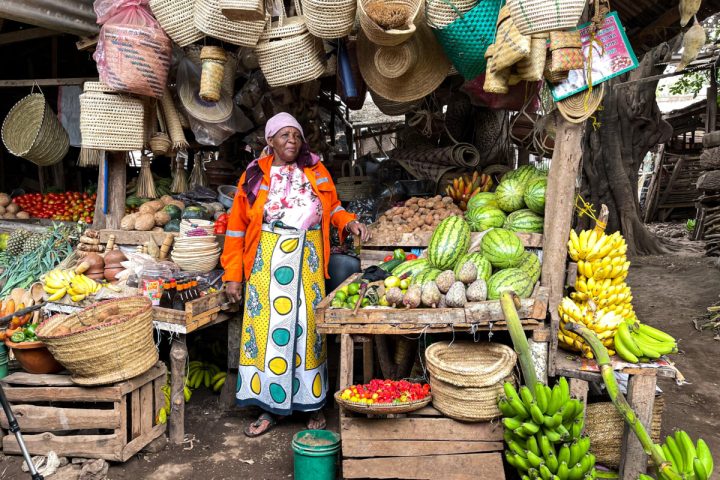 Villagers at Mto wa MBu Market
